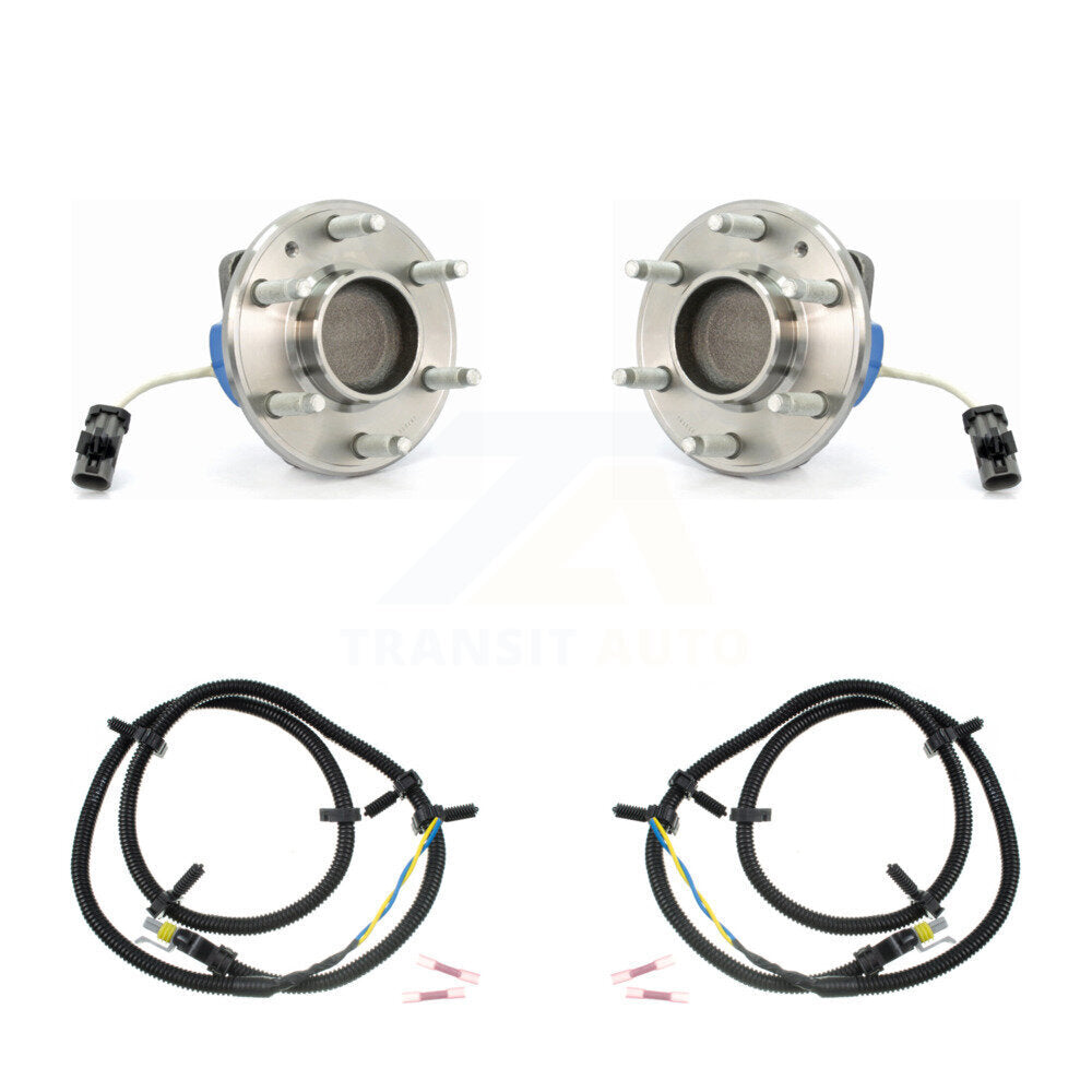 Wheel Hub Bearing And Extra ABS Sensor Front Kit For Cadillac CTS SRX STS
