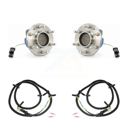 Wheel Hub Bearing And Extra ABS Sensor Front Kit For Cadillac CTS SRX STS