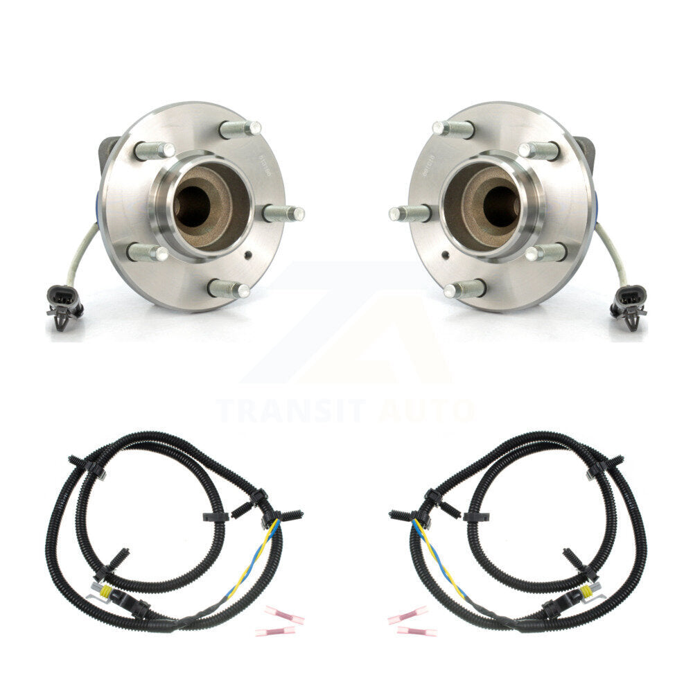 Wheel Hub Bearing And Extra ABS Sensor Front Kit For Cadillac CTS STS
