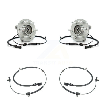 Wheel Hub Bearing & Extra Sensor Front Kit For Ford Expedition Lincoln Navigator
