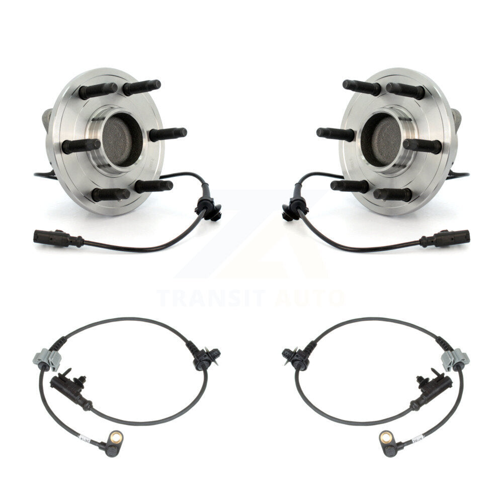 Wheel Hub Bearing Extra Sensor Front Kit For Chevrolet GMC Silverado 1500 Sierra