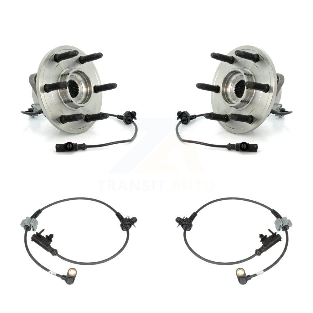Wheel Hub Bearing Extra Sensor Front Kit For Chevrolet GMC Silverado 1500 Sierra