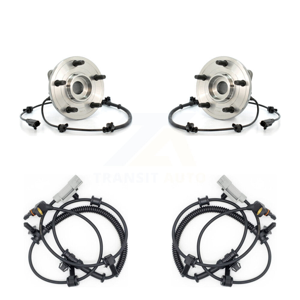 Wheel Hub Bearing & Extra ABS Sensor Front Kit For Jeep Grand Cherokee Commander
