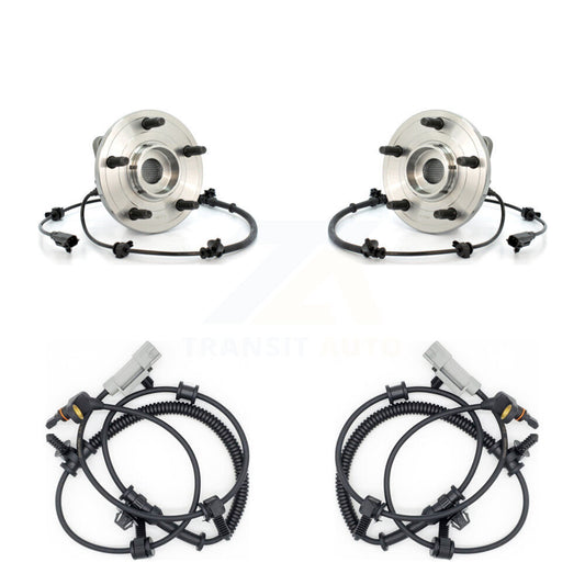Wheel Hub Bearing & Extra ABS Sensor Front Kit For Jeep Grand Cherokee Commander
