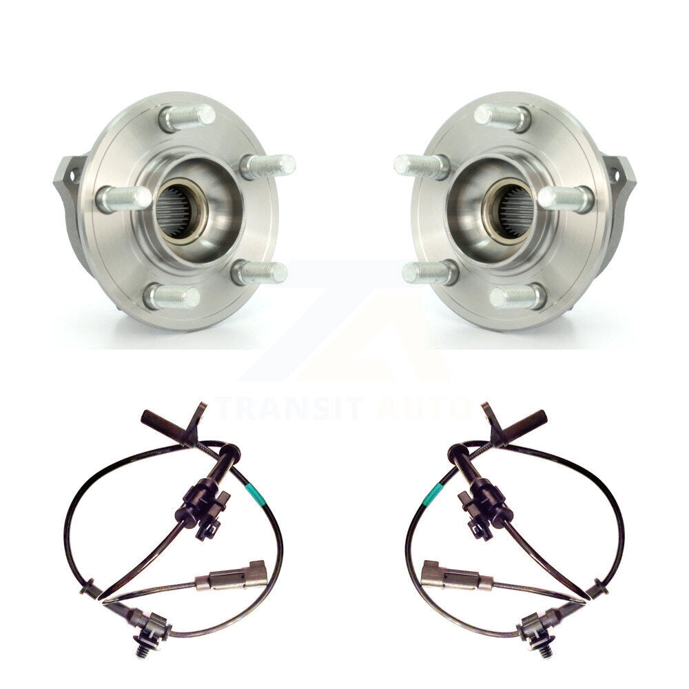 Wheel Hub Bearing & Sensor Front Kit For Chrysler 300 Dodge Charger with Harness