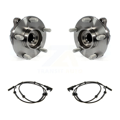 Wheel Hub Bearing And ABS Sensor Front Kit For INFINITI G37 Nissan 370Z Q60
