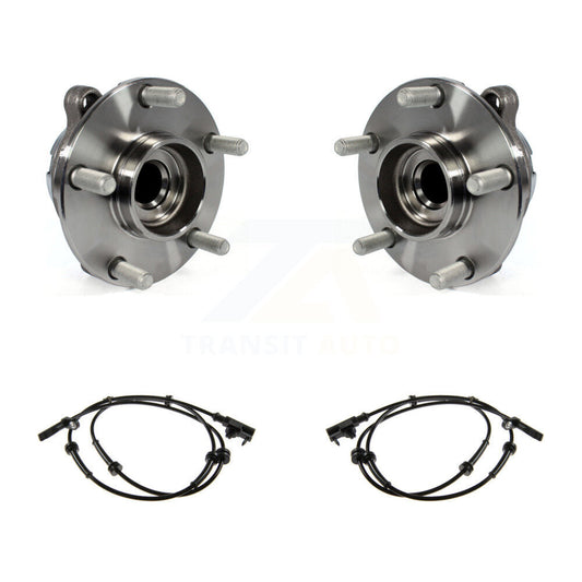 Wheel Hub Bearing And ABS Sensor Front Kit For INFINITI G37 Nissan 370Z Q60