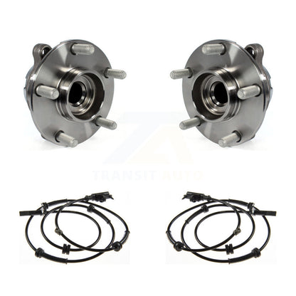 Wheel Hub Bearing ABS Sensor Front Kit For INFINITI G35 G37 G25 Q40 with Harness