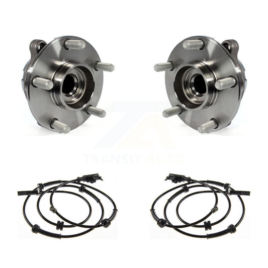Wheel Hub Bearing ABS Sensor Front Kit For INFINITI G35 G37 G25 Q40 with Harness