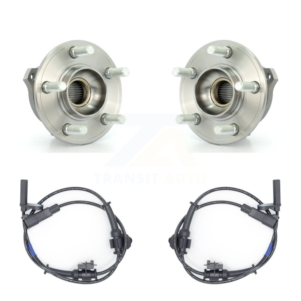 Wheel Hub Bearing ABS Sensor Front Kit For Dodge Chrysler 300 Charger Challenger