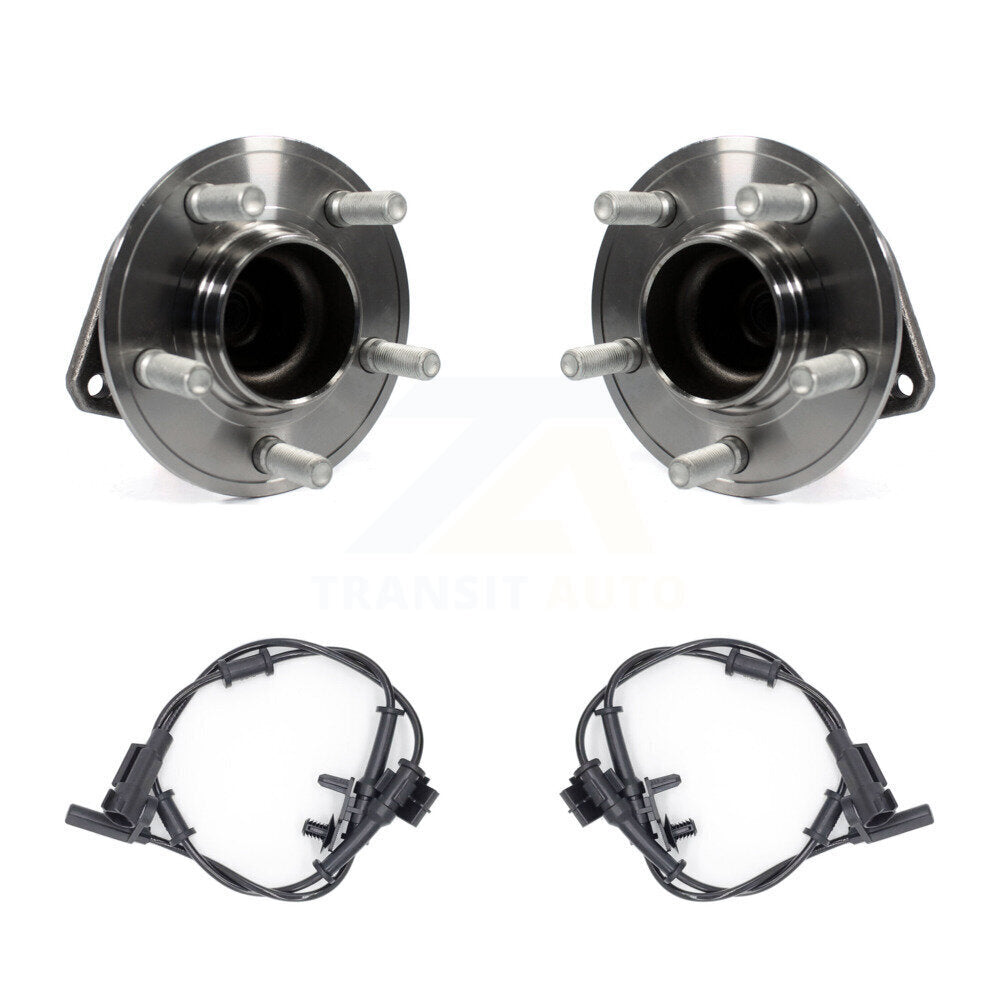 Wheel Hub Bearing ABS Sensor Front Kit For Dodge Charger Challenger Chrysler 300