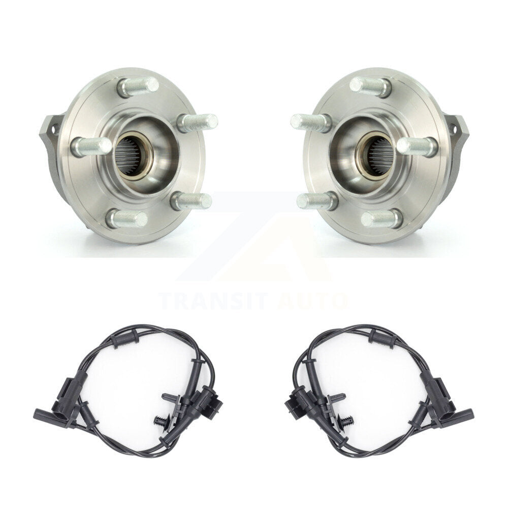 Wheel Hub Bearing ABS Sensor Front Kit For Dodge Challenger Charger Chrysler 300
