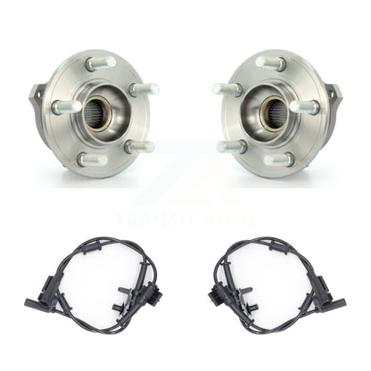Wheel Hub Bearing ABS Sensor Front Kit For Dodge Challenger Charger Chrysler 300