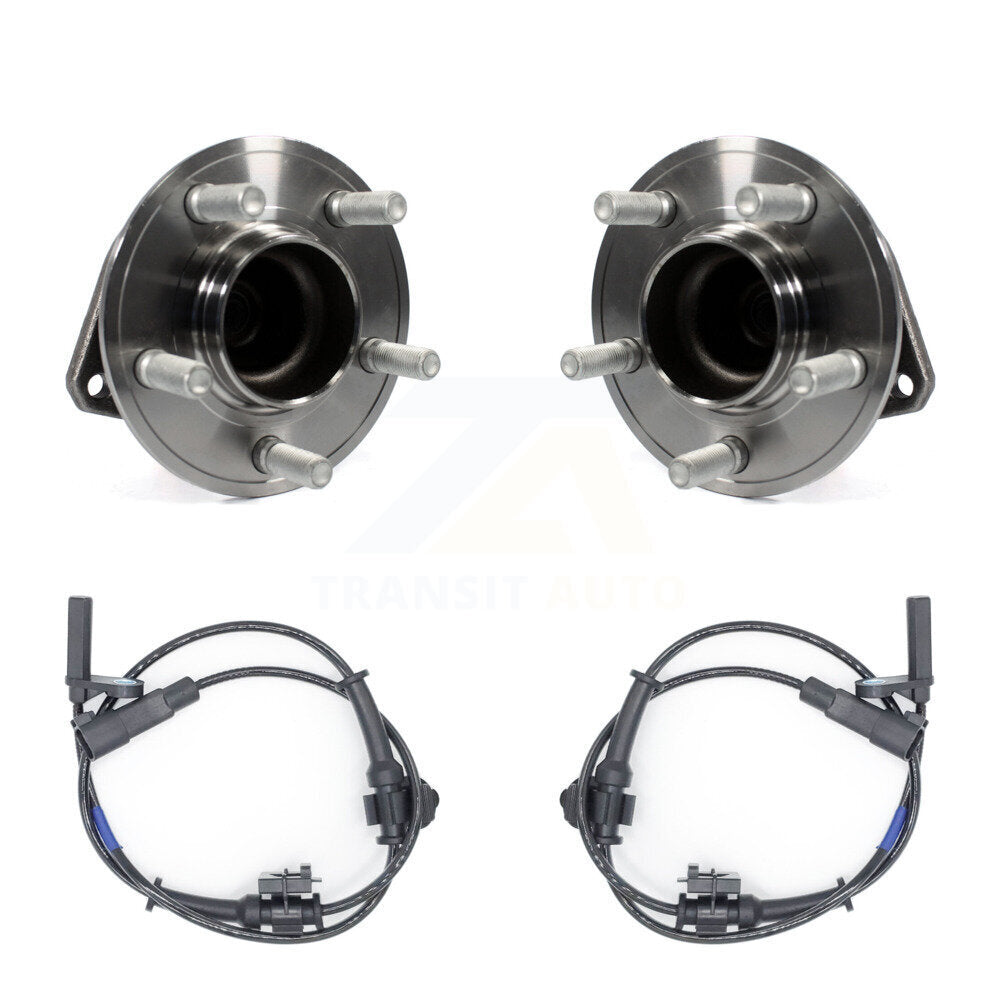 Wheel Hub Bearing ABS Sensor Front Kit For 2019 Dodge Charger RWD with 5.7L/3.6L