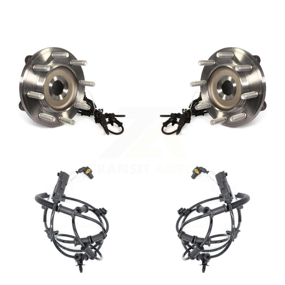 Wheel Hub Bearing And Extra ABS Sensor Front Kit For Ram 2500 3500