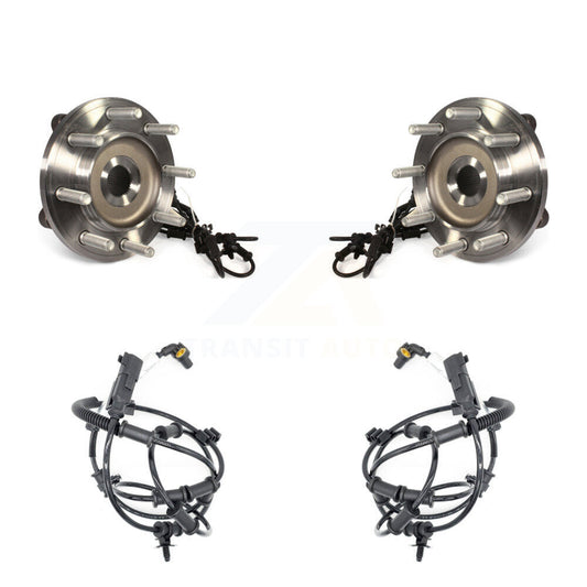 Wheel Hub Bearing And Extra ABS Sensor Front Kit For Ram 2500 3500