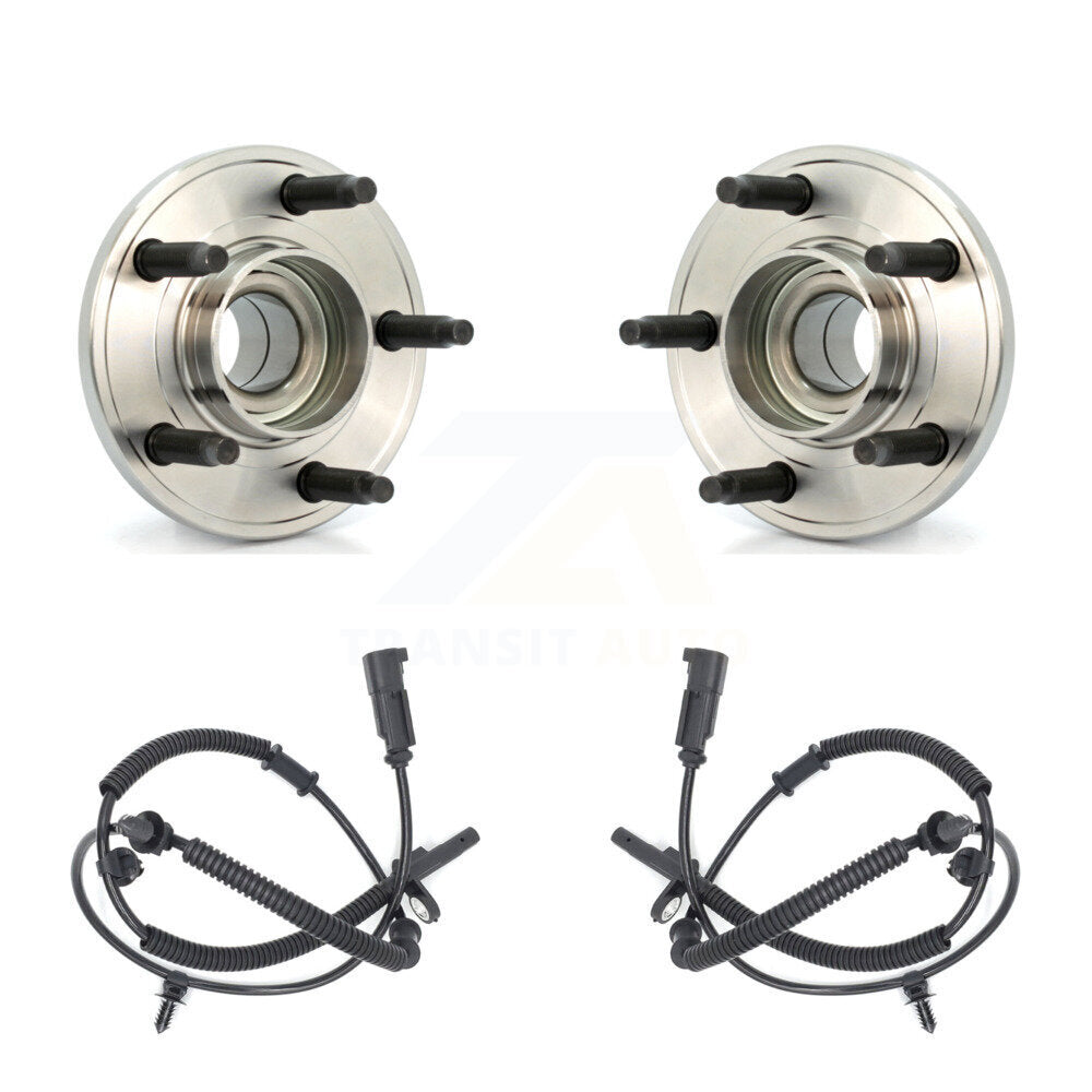Wheel Hub Bearing And ABS Sensor Front Kit For Ford Mustang with Harness