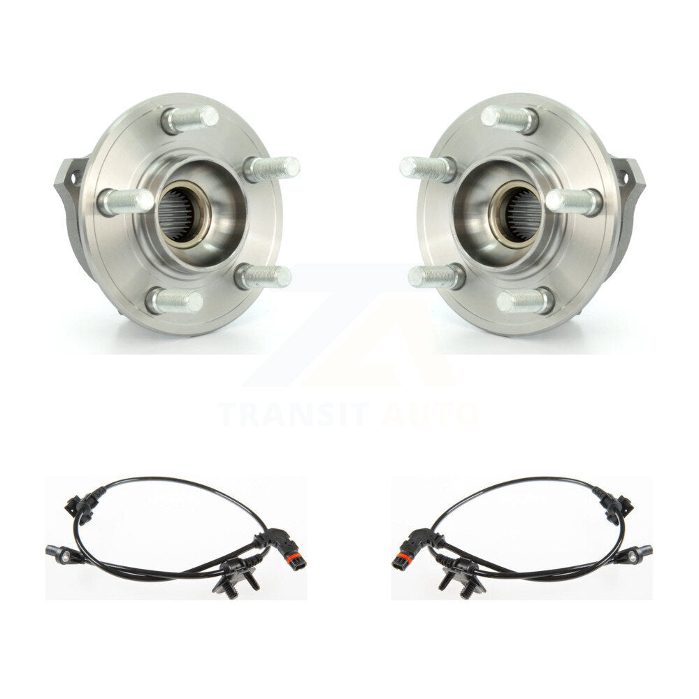Wheel Hub Bearing & Sensor Front Kit For Chrysler 300 Dodge Charger with Harness