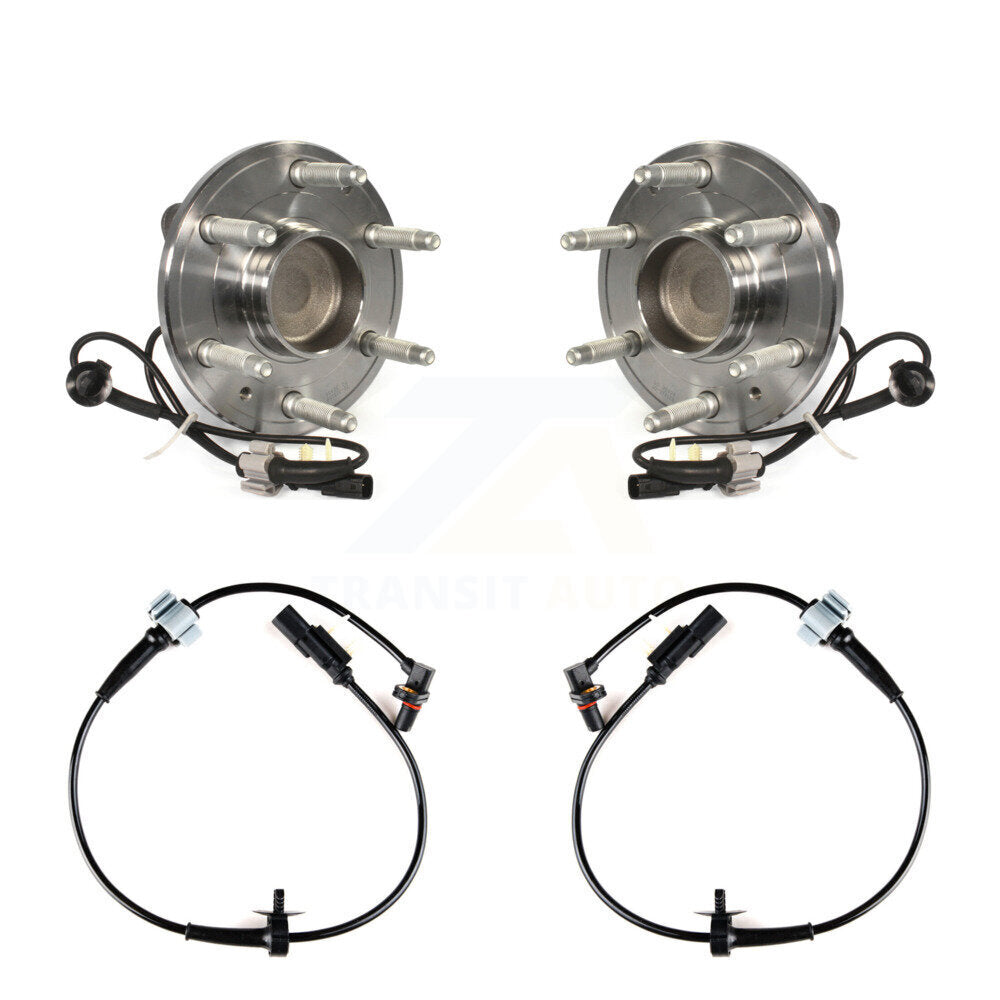 Wheel Hub Bearing Extra Sensor Front Kit For GMC Chevrolet Sierra 1500 Silverado