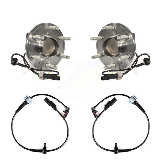 Wheel Hub Bearing Extra Sensor Front Kit For GMC Chevrolet Sierra 1500 Silverado
