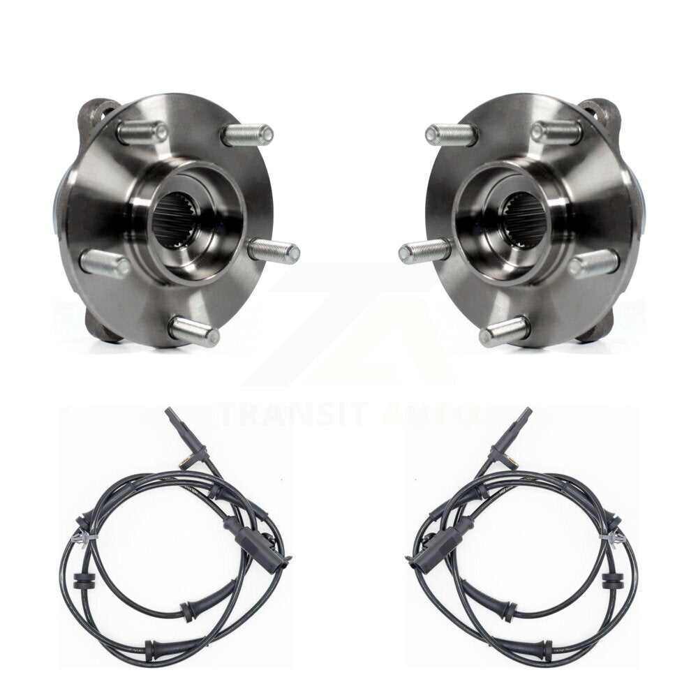 Wheel Hub Bearing And ABS Sensor Front Kit For INFINITI M35 M45 with Harness