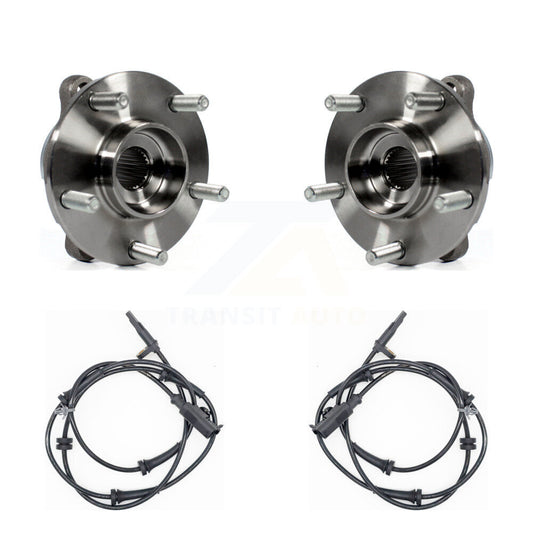 Wheel Hub Bearing And ABS Sensor Front Kit For INFINITI M35 M45 with Harness