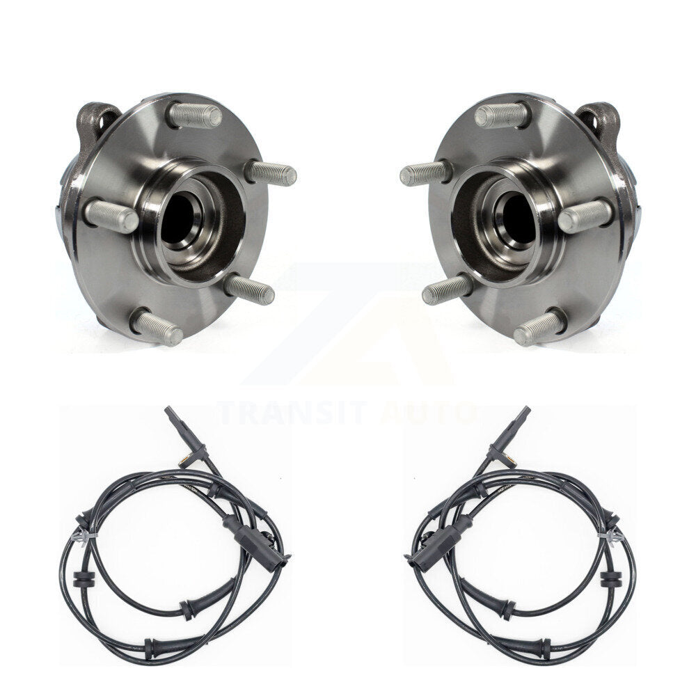 Wheel Hub Bearing & Sensor Front Kit For 2006-2010 INFINITI M35 M45 with Harness