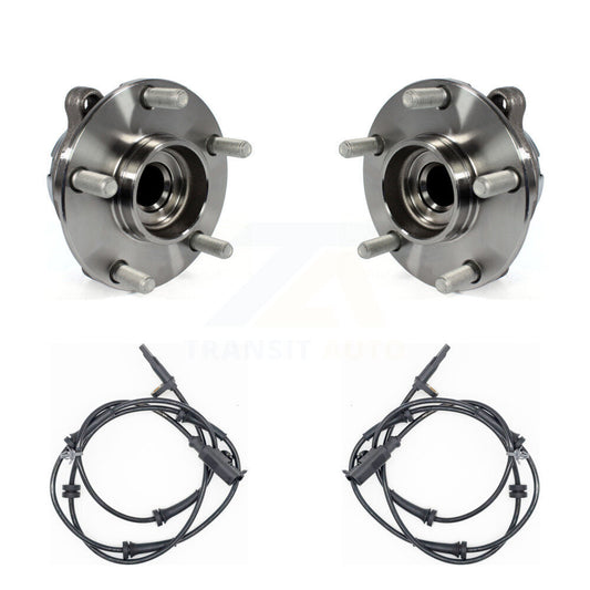 Wheel Hub Bearing & Sensor Front Kit For 2006-2010 INFINITI M35 M45 with Harness