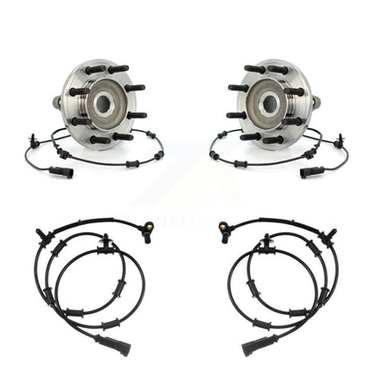Wheel Hub Bearing & Extra Sensor Front Kit For Dodge Ram 2500 3500 with Harness
