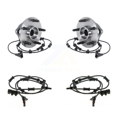 Wheel Hub Bearing And Extra ABS Sensor Front Kit For Jeep Wrangler JK