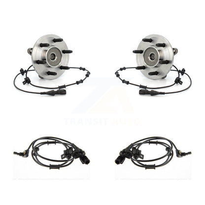 Wheel Hub Bearing & Extra Sensor Front Kit For Ford Expedition Lincoln Navigator
