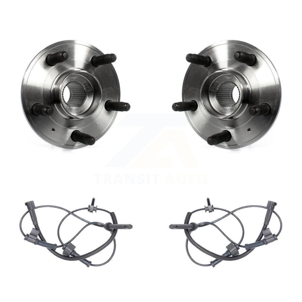 Wheel Hub Bearing And ABS Sensor Front Kit For Cadillac CTS with Harness