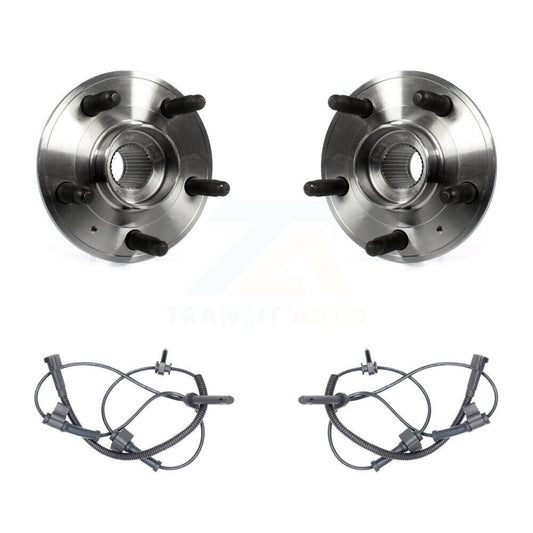 Wheel Hub Bearing And ABS Sensor Front Kit For Cadillac CTS with Harness