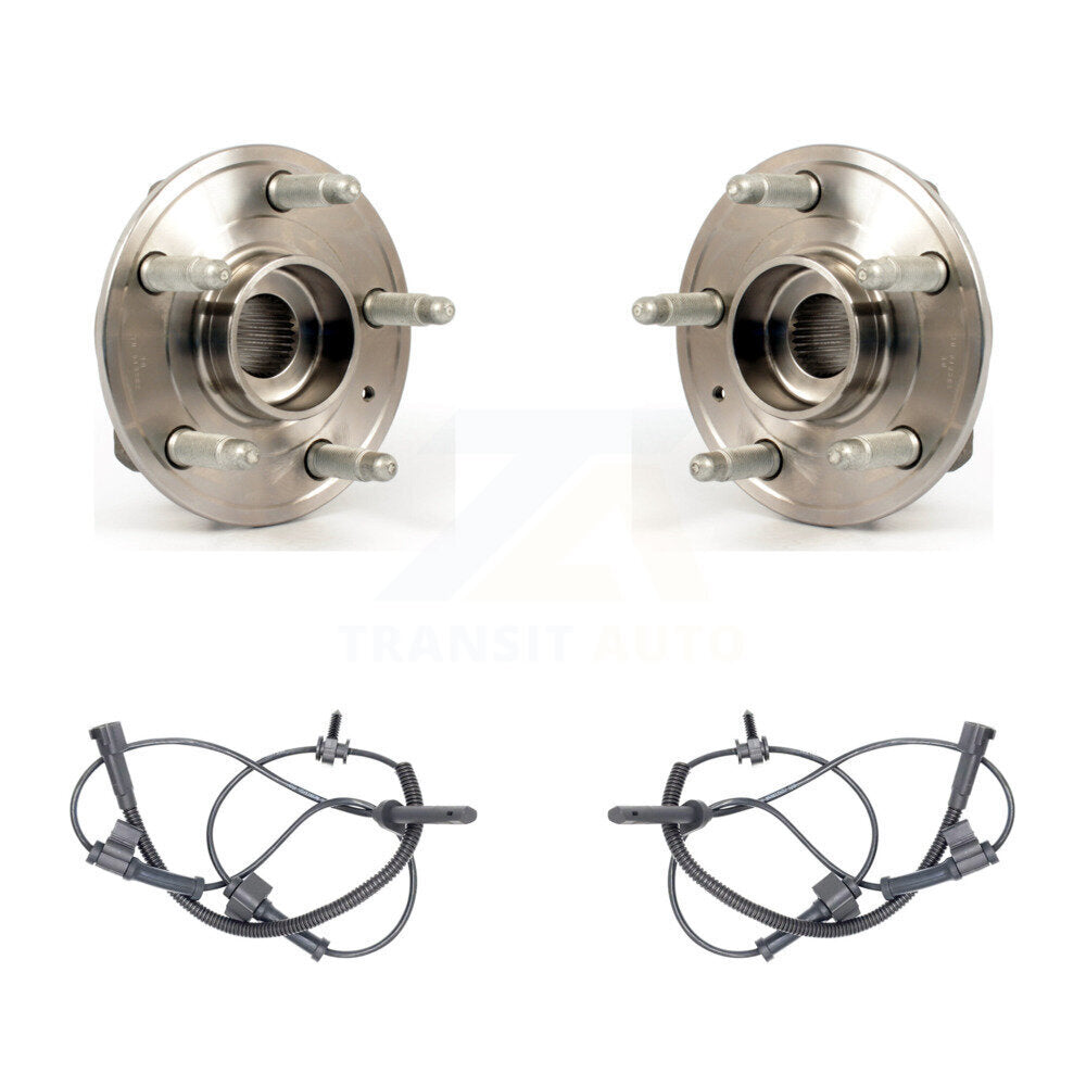 Wheel Hub Bearing And ABS Sensor Front Kit For Cadillac CTS with Harness