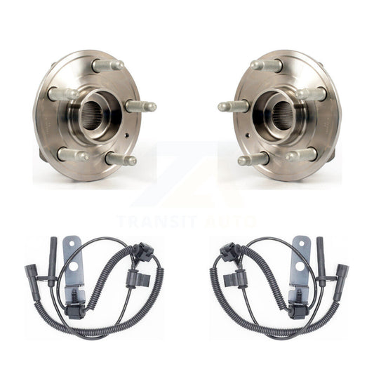 Wheel Hub Bearing And ABS Sensor Front Kit For Cadillac CTS with Harness