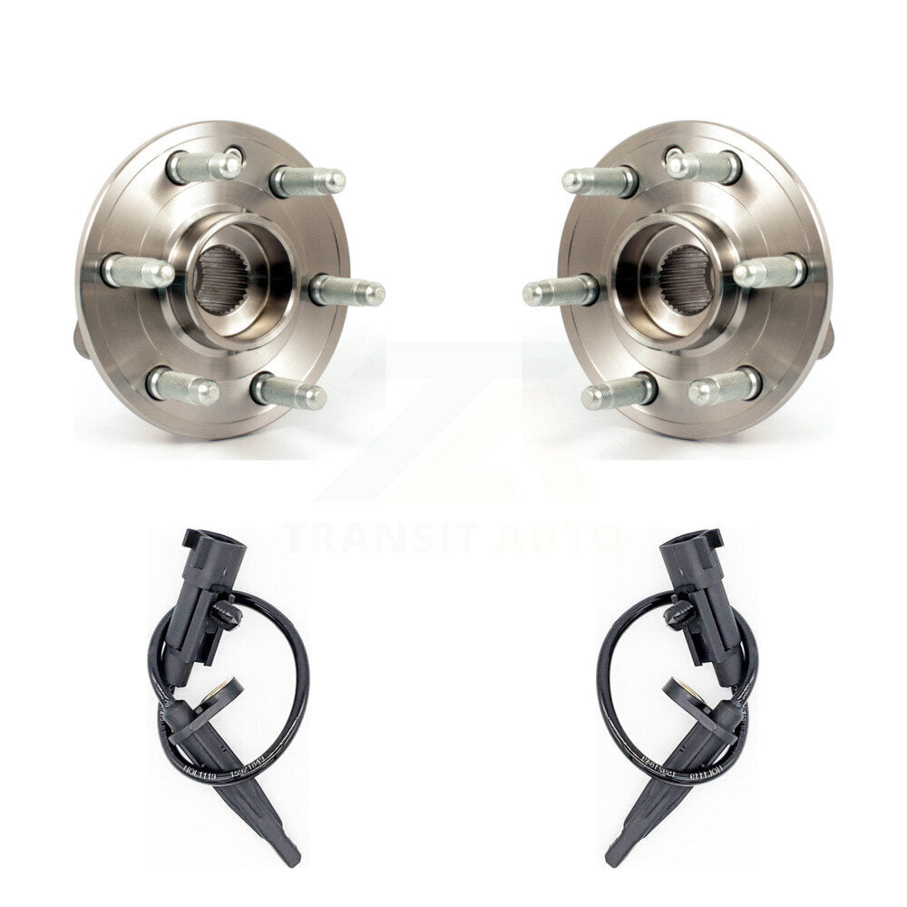Wheel Hub Bearing And ABS Sensor Front Kit For Cadillac SRX