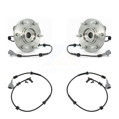 Wheel Hub Bearing & Extra Sensor Front Kit For Nissan TITAN Armada INFINITI QX56