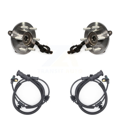 Wheel Hub Bearing And Extra ABS Sensor Front Kit For Ford F-150