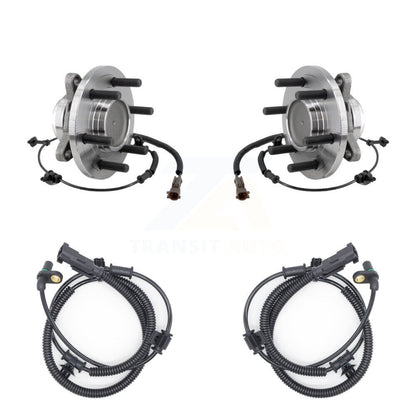 Wheel Hub Bearing & Extra ABS Sensor Front Kit For Ford F-150 Expedition Lincoln