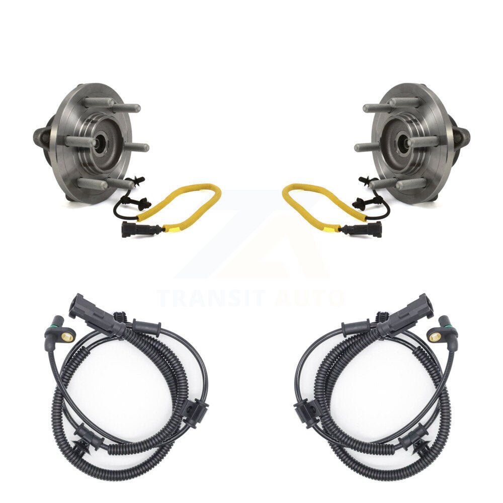 Wheel Hub Bearing & Extra Sensor Front Kit For 2018-2020 Ford F-150 with Harness