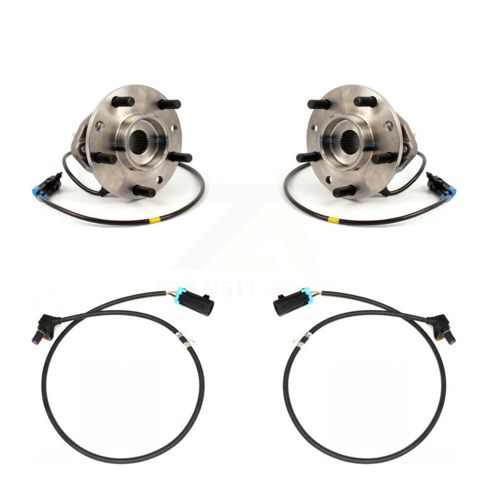 Wheel Hub Bearing Extra ABS Sensor Front Kit For Chevrolet GMC Blazer S10 Sonoma