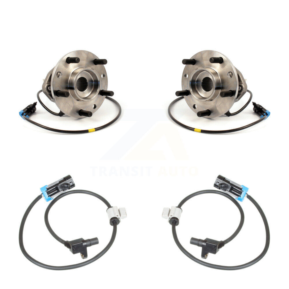 Wheel Hub Bearing And Extra ABS Sensor Front Kit For Chevrolet Blazer GMC Jimmy