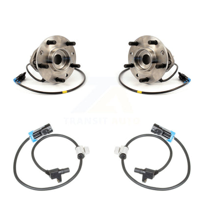 Wheel Hub Bearing And Extra ABS Sensor Front Kit For Chevrolet Blazer GMC Jimmy