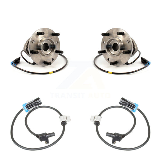 Wheel Hub Bearing And Extra ABS Sensor Front Kit For Chevrolet Blazer GMC Jimmy