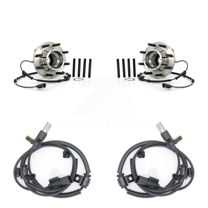 Wheel Hub Bearing And Extra ABS Sensor Front Kit For Ford F-250 Super Duty