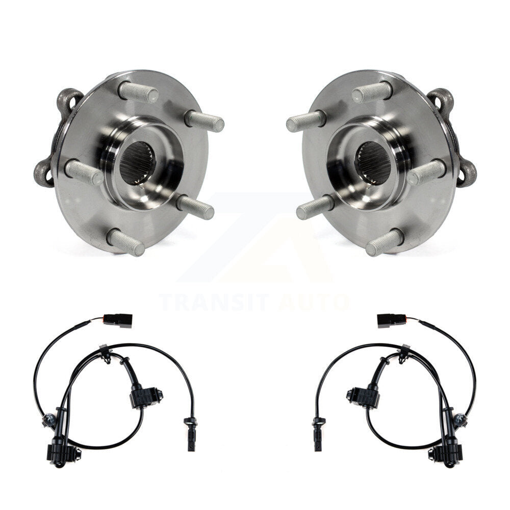 Wheel Hub Bearing And ABS Sensor Front Kit For Mazda CX-5 6