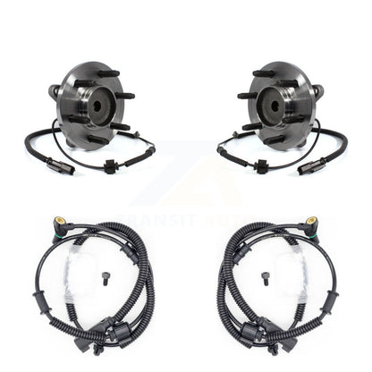 Wheel Hub Bearing & Extra ABS Sensor Front Kit For Ford F-150 Expedition Lincoln
