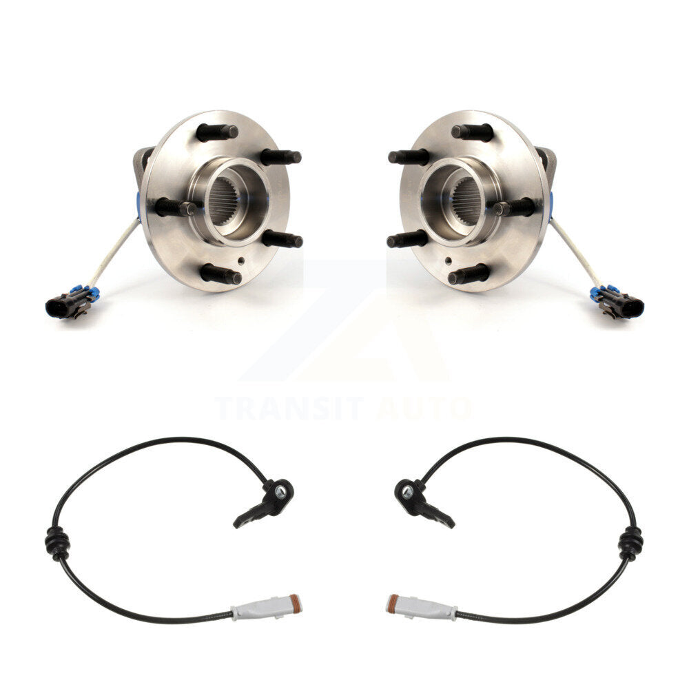 Wheel Hub Bearing And Extra ABS Sensor Front Kit For 2010 Buick Allure 3.6L