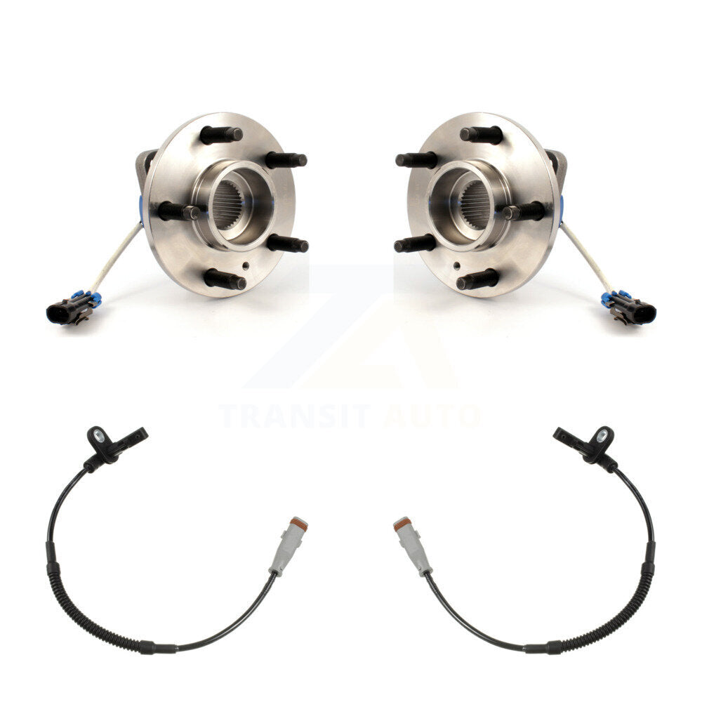 Wheel Hub Bearing & Extra Sensor Front Kit For 2010 Buick Allure 2.4L/3.0L/3.6L
