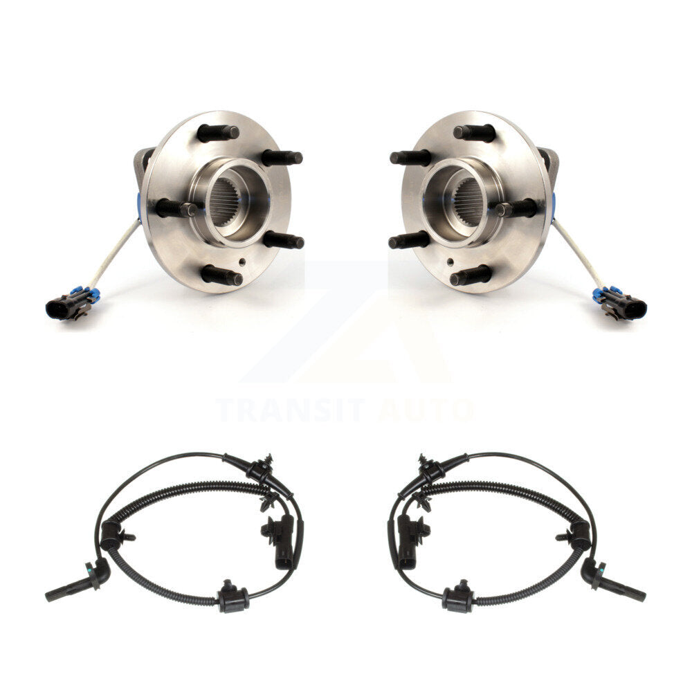 Wheel Hub Bearing & Extra Sensor Front Kit For 2010 Buick Allure 2.4L/3.0L/3.6L